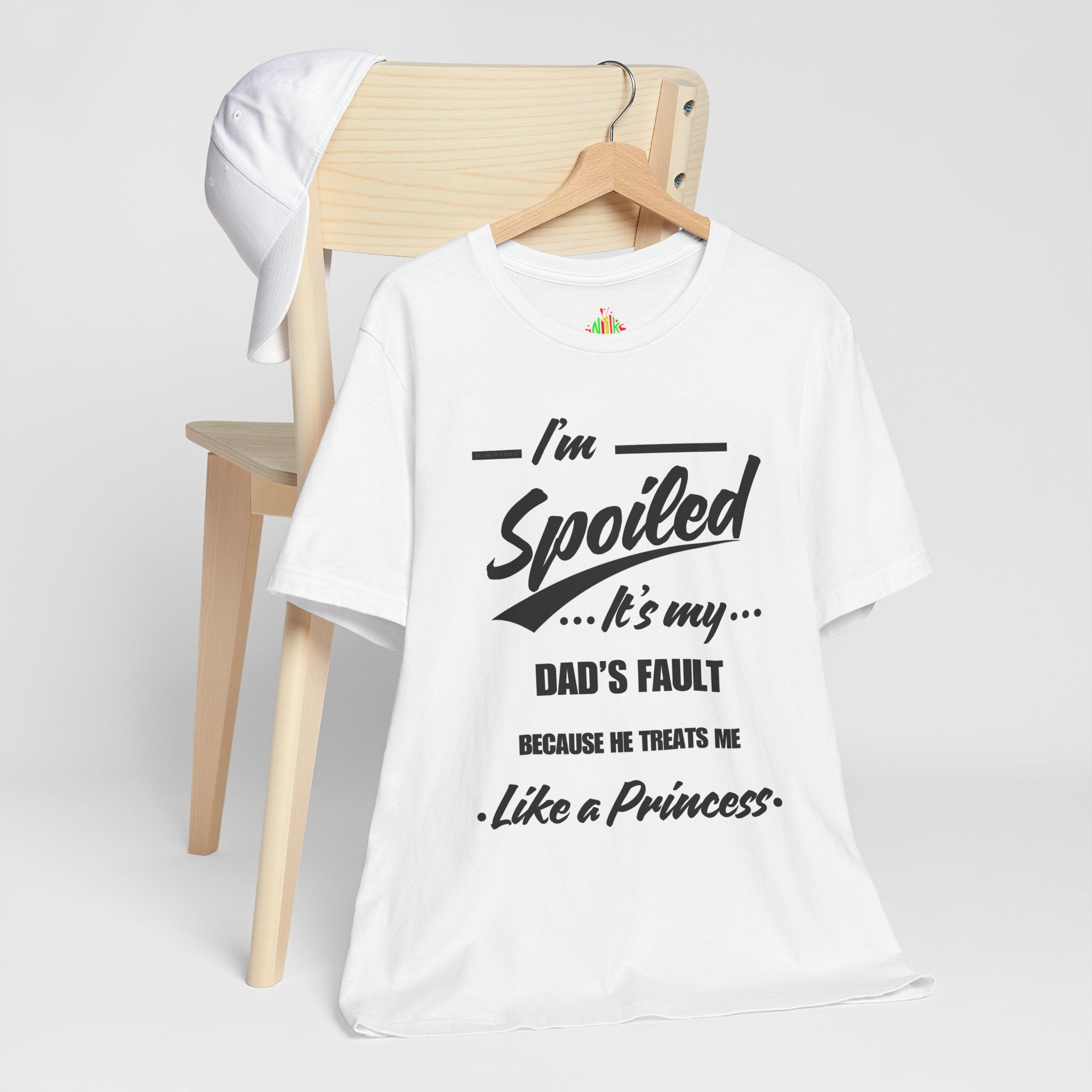 Spoiled Princess T-Shirt - Perfect Gift for Dads, Birthday and Celebration
